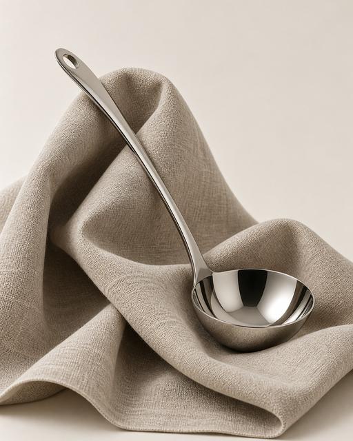 Linen and Chrome, by Elena Demostill, AI-generated still-life photography, 2026